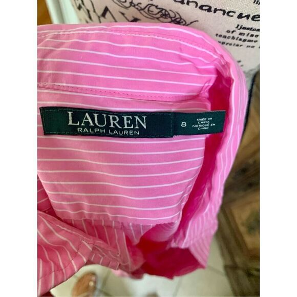 RALPH LAUREN BLACK LABEL – Pink Striped Tailored Shirt - Picture 3 of 7